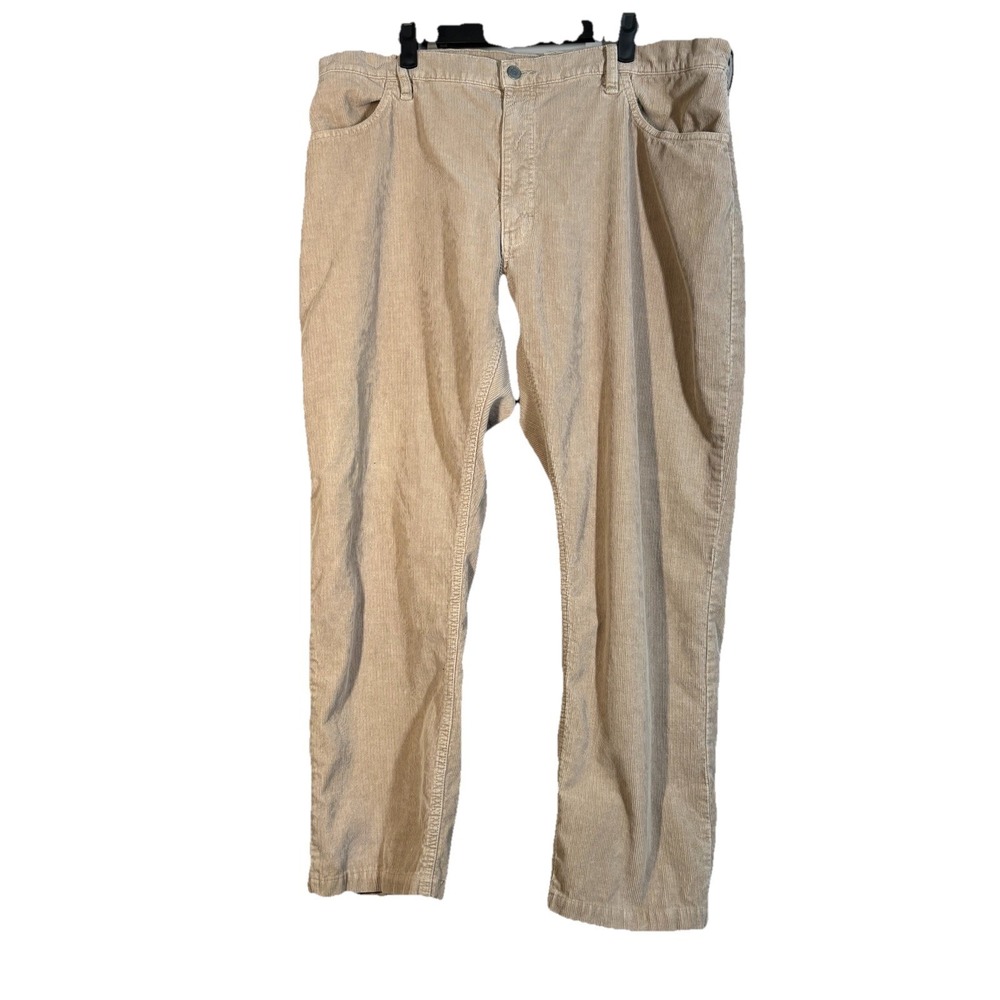 Ralph Lauren Polo Sport Pants Corduroy Mens 40x28 Tan Straight Pocket Casual